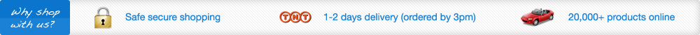 Home page banner with company details